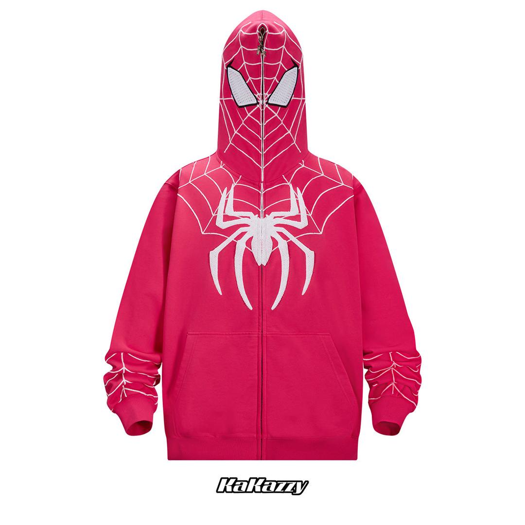 Kakazzy Full Zip Hoodie RoseRed（Eyes Can See）