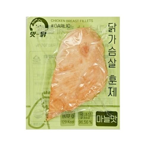 푸드원 냉동 훈제 닭가슴살 마늘맛, 100g, 30개
