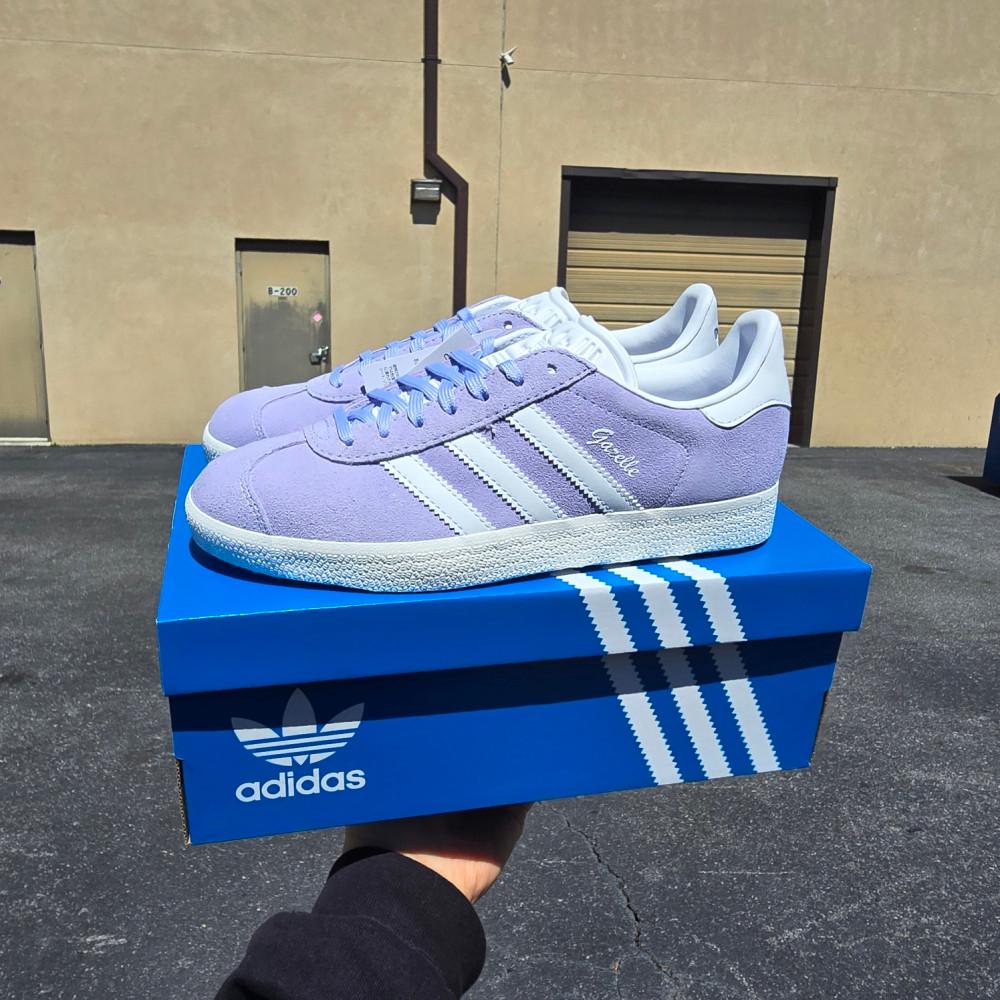 아디다스 우먼스 가젤 바이올렛 톤 화이트