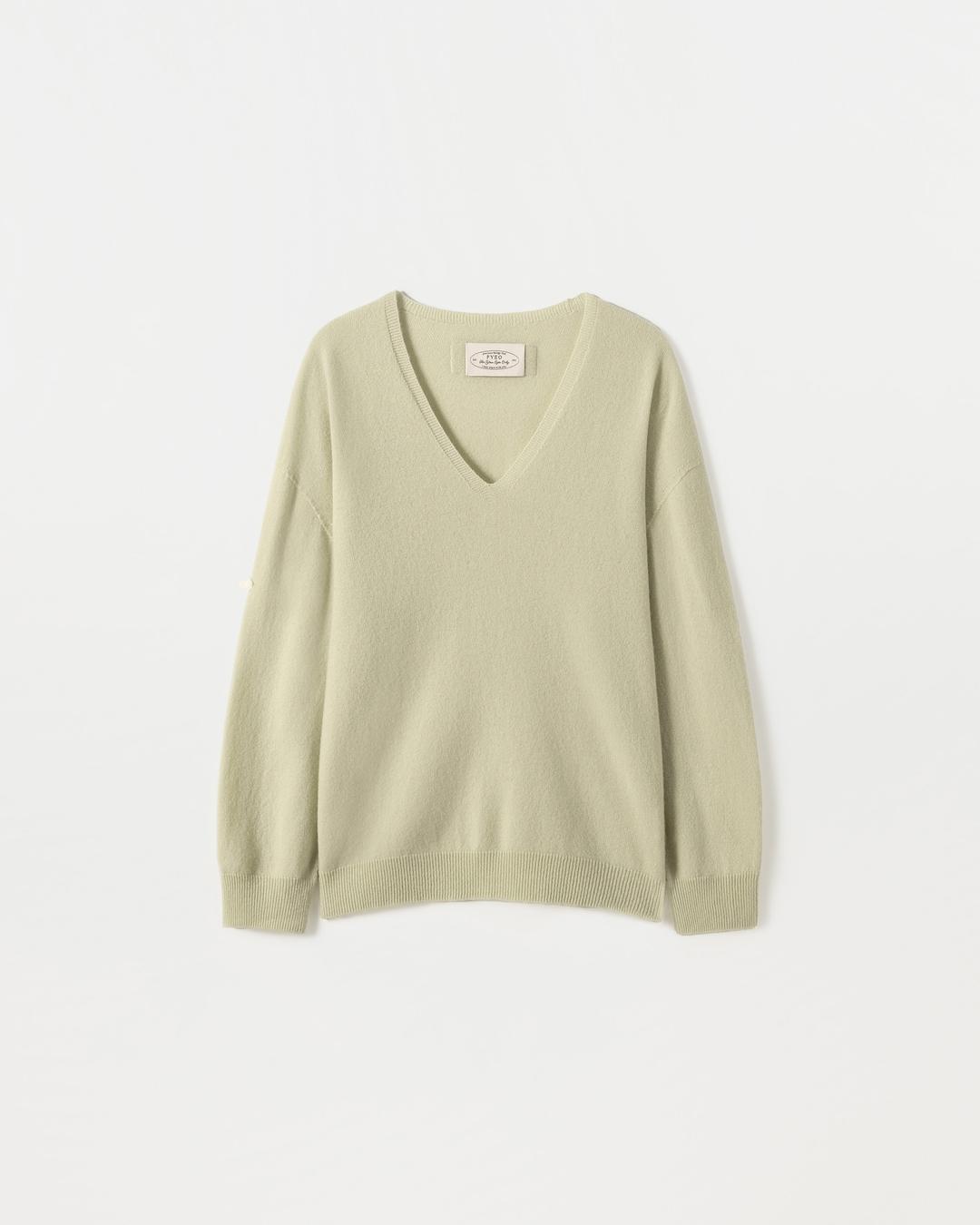 Lei Wool V-neck Knit