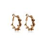 Garden Small Hoop Earrings Gold