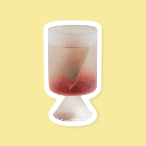 [Clear B] Glass Cup frosted