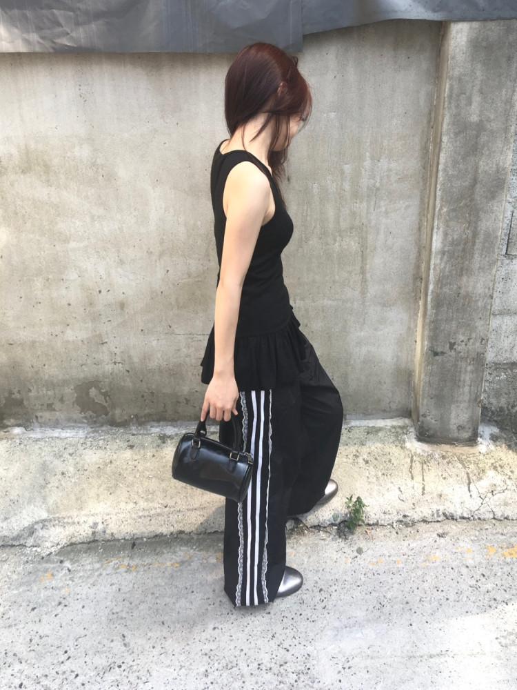 레이스트랙팬츠 (Black)