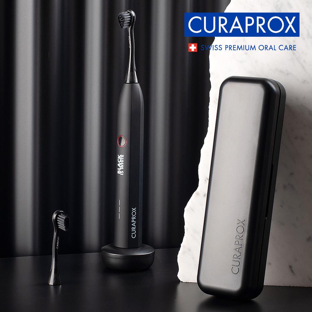 큐라덴 큐라프록스 하이드로소닉 BIW 3단 전동음파칫솔 작은헤드 부드러운 미백 칫솔(핸들 1+리필모 2+충전기+케이스)