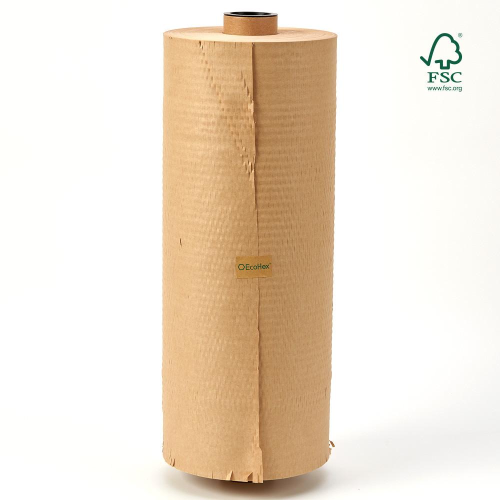 FSC 친환경포장재 크라프트 종이완충재 종이뽁뽁이 포장 종이완충제 50cmX425m