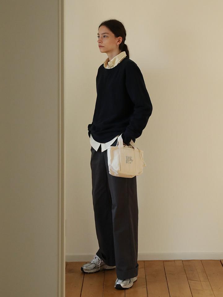 BRKY CANVAS BAG  [IVORY STITCH]