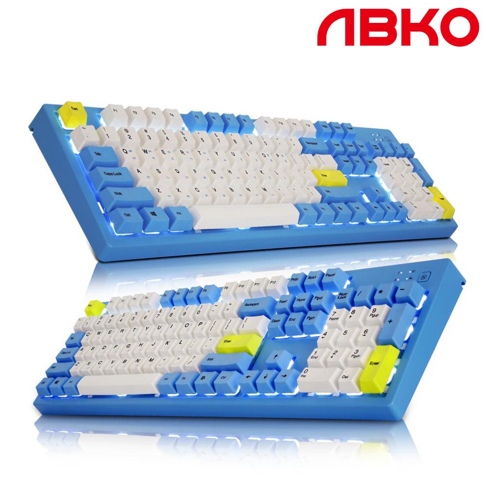 앱코 K990 V3 스카이문 LED 완전방수 무접점 키보드