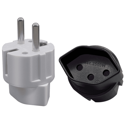 EU 플러그 변환 돼지코 어댑터, 화이트, 1개 - 플러그/어댑터 | 쿠팡