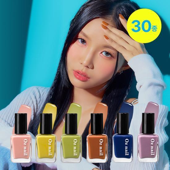 [NEW] 오즈네일 고발색 고광택 샤인무드 네일 컬러 8ml 30종