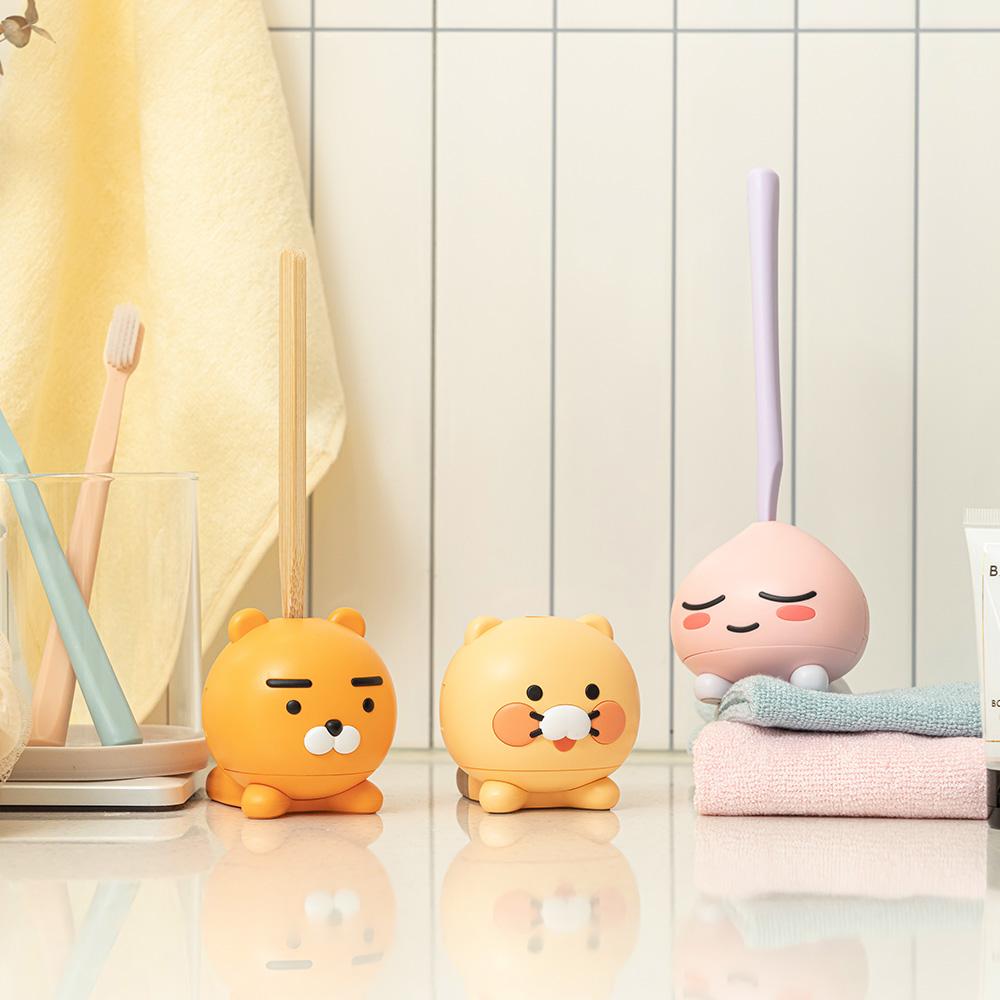 카카오프렌즈 휴대용 UV 99.9% 완벽 살균 칫솔 살균기(톡별)