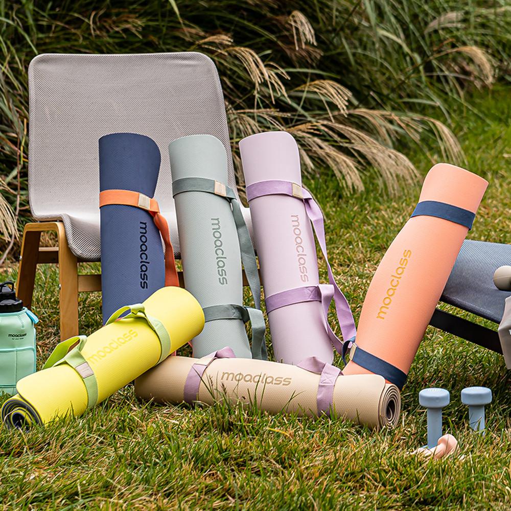 모아클래스 리버서블 요가매트 tpe 6mm 홈트 운동 필라테스 헬스장 스트레칭