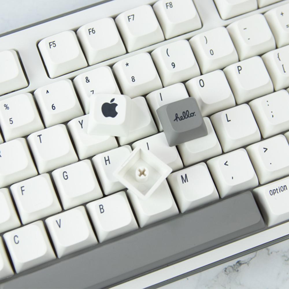 워키 XDA PBT 베이직 애플 키캡 기계식 키보드키캡 한글키캡 127key