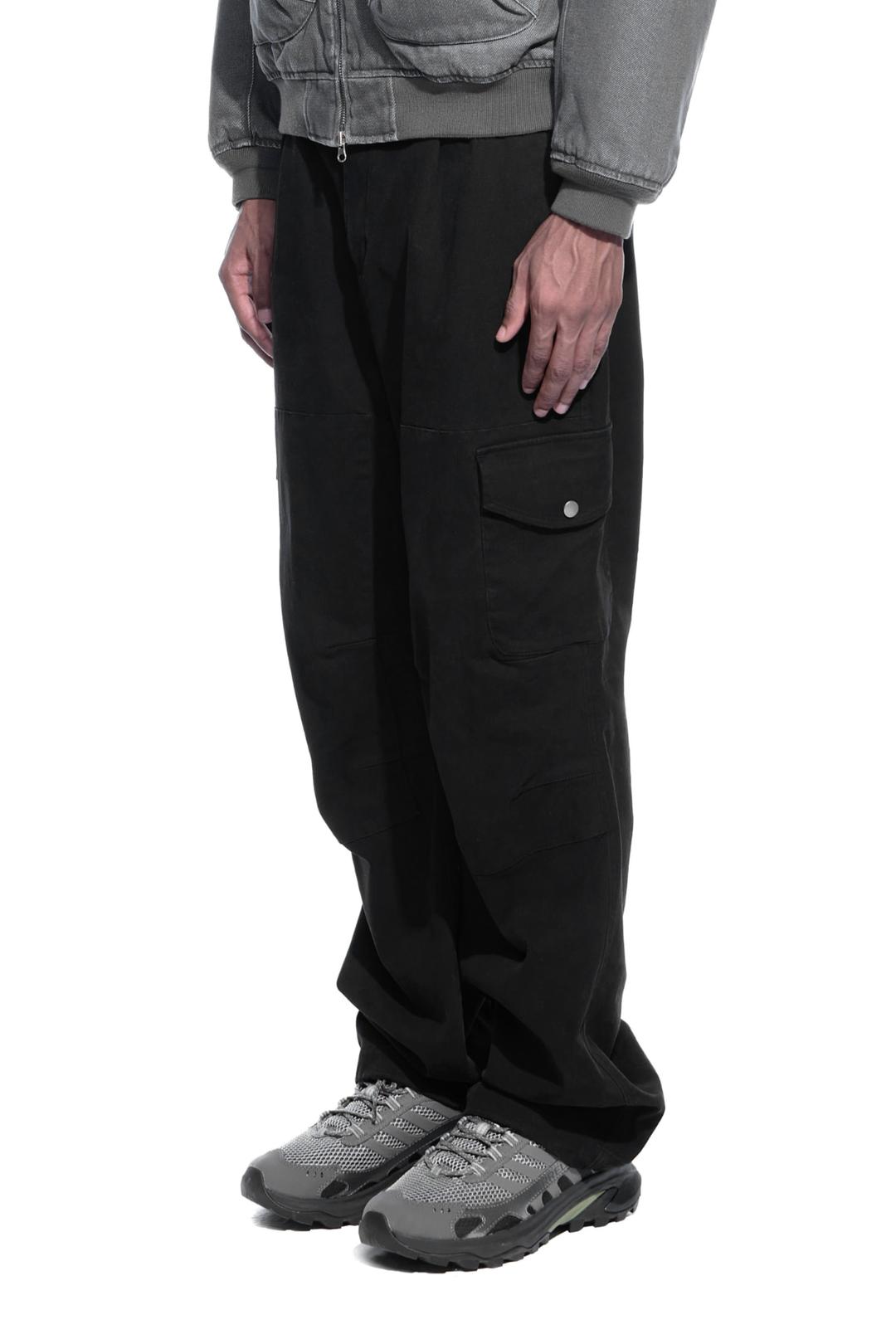 LM COTTON WASHING CARGO PANTS (BLACK)
