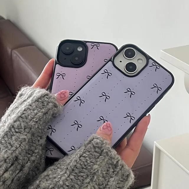 러블리 빈티지 리본 에폭시 케이스 하이틴 케이스 귀여운 에폭시 범퍼 케이스