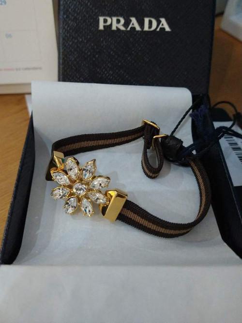 프라다 플라워 크리스탈 팔찌 1AJP20 2A7L