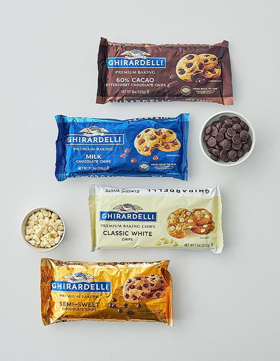 [기라델리] 초코칩 4종 (토핑용)