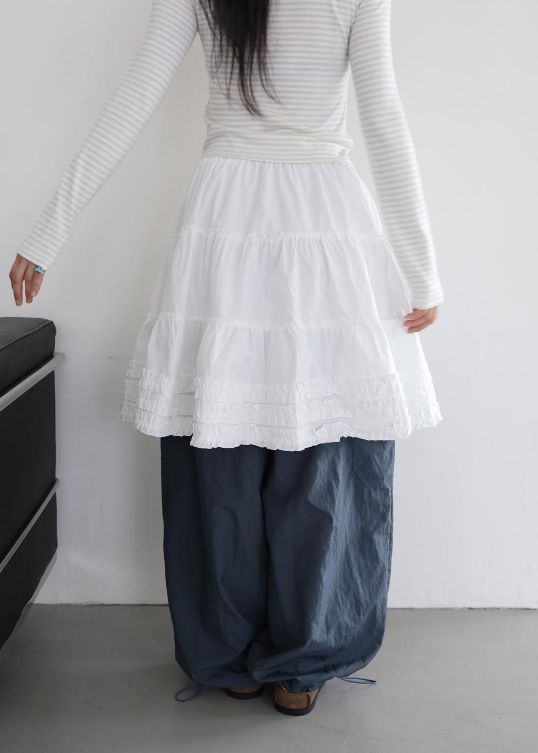 volante midi skirt 2 color