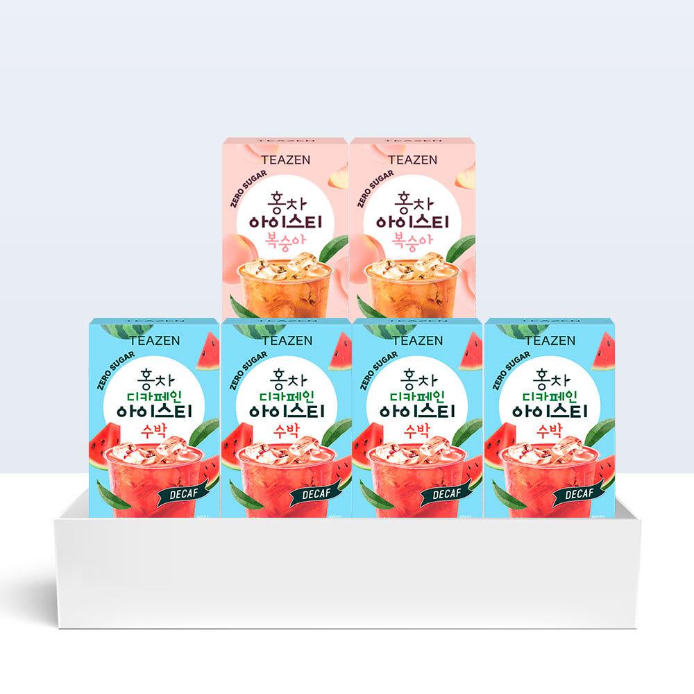 티젠 홍차 아이스티 수박+복숭아 (60스틱)