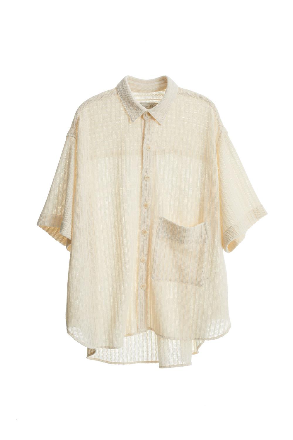 Bohemian vintage crochet short sleeve shirt