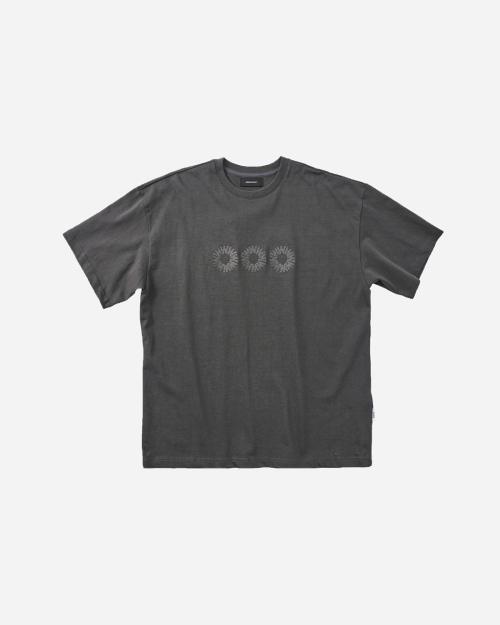 EVD 로고 하프 티셔츠 (차콜)