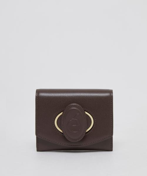 Oval wallet(Choco spread)_OVADX24002DKB
