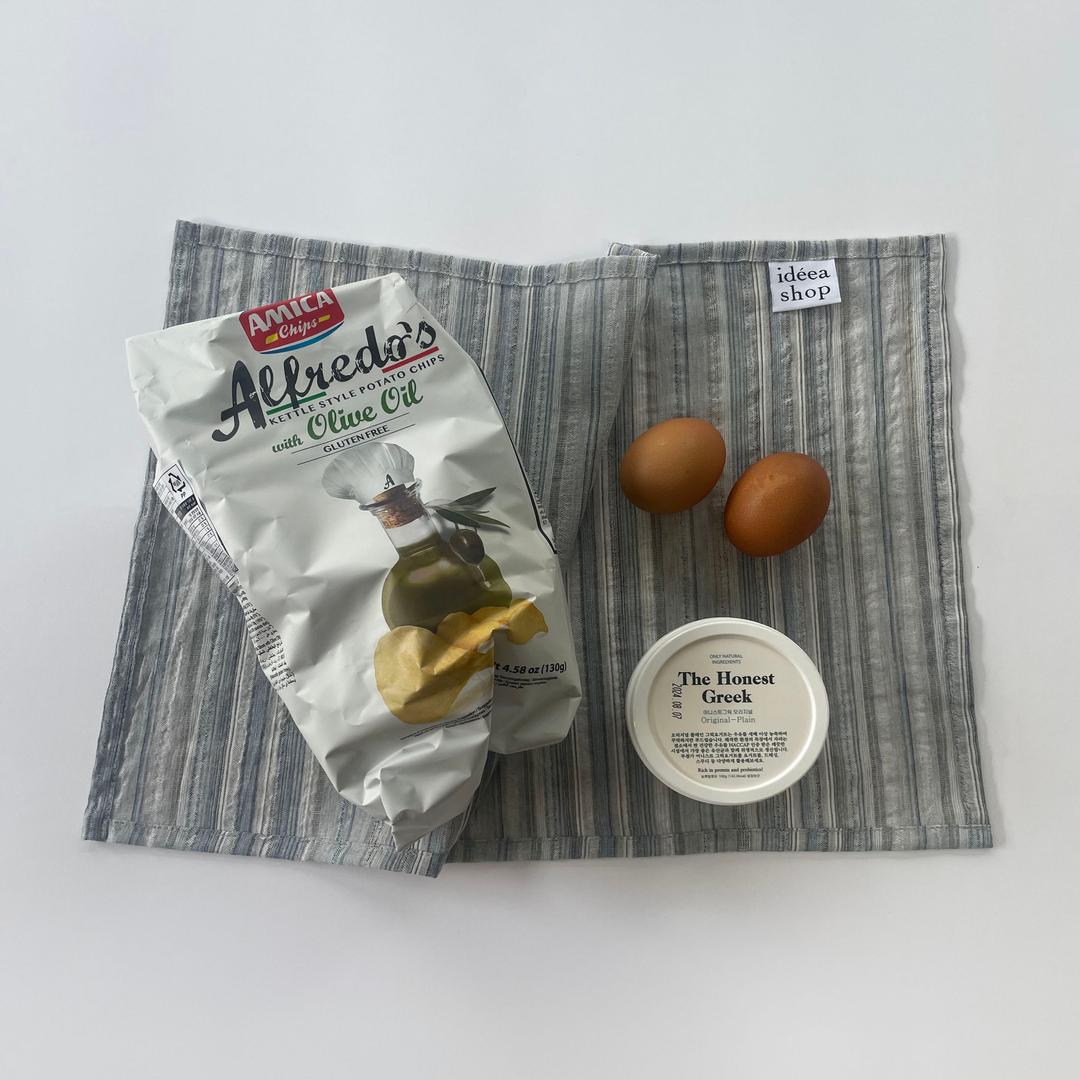 Vintage kitchen cloth / grey