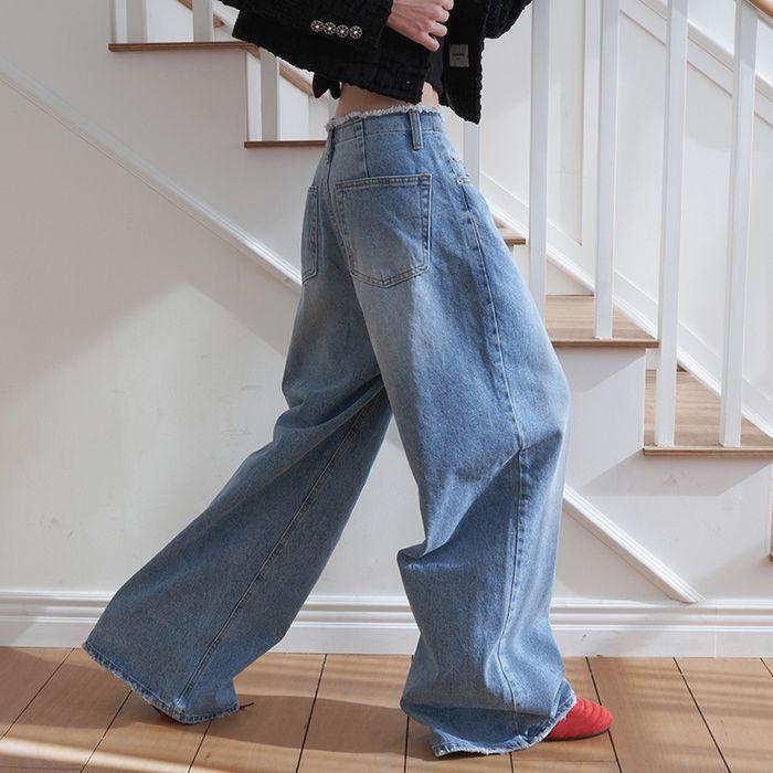 classic flare denim jeans
