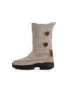 AS"ON X NEGATIVETHREE BUTTON UGG BOOTS / BEIGE