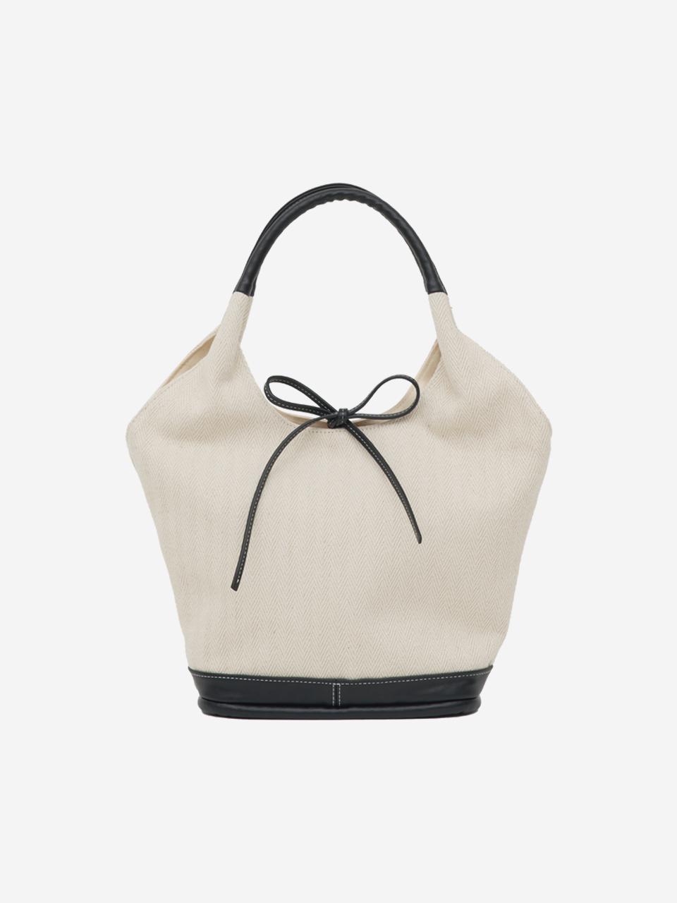 mini vase bag (canvas black)