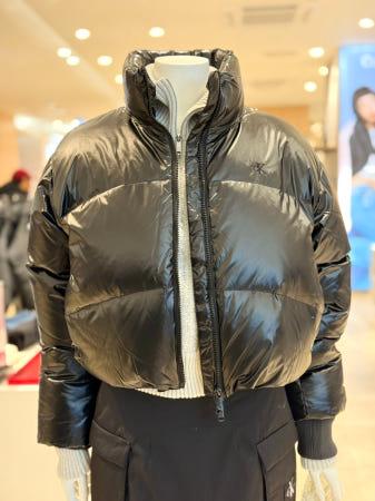 이런 상품 어때요? 24F캘빈클라인 여성 릴렉스핏 크롭 글로시 다운 푸퍼 패딩 점퍼 J225425 BEH