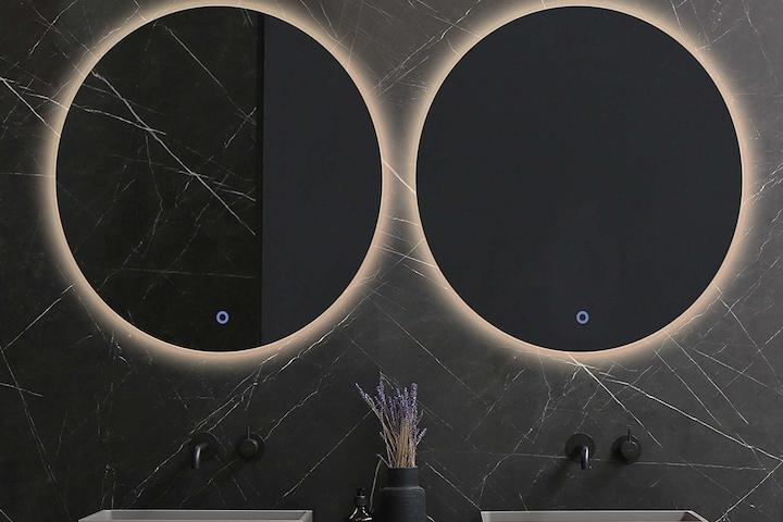 LED 간접조명 3색디밍 화장대 욕실 원형 거울 4size