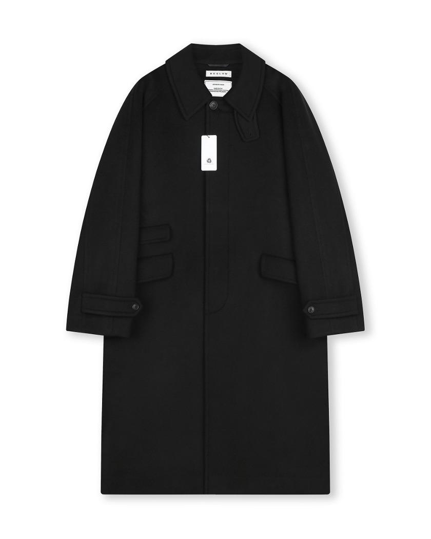 [2/7 일부 발송] OVERSIZED CASHMERE BALMACAAN COAT BLACK