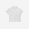 ASYMMETRIC STRIPE SHIRTS [WHITE]