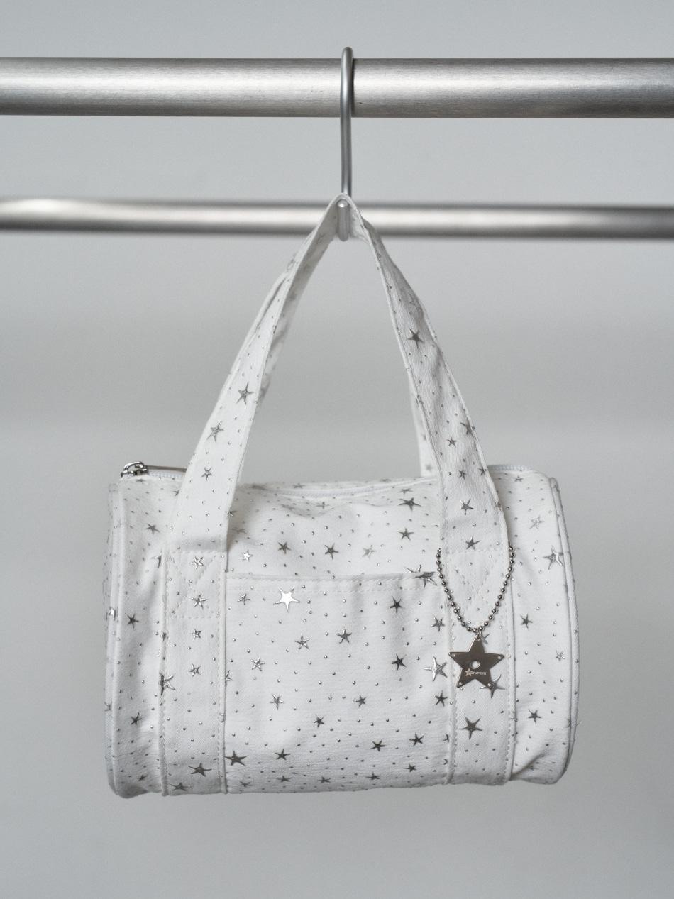 TINY STAR TOTE BAG / WHITE