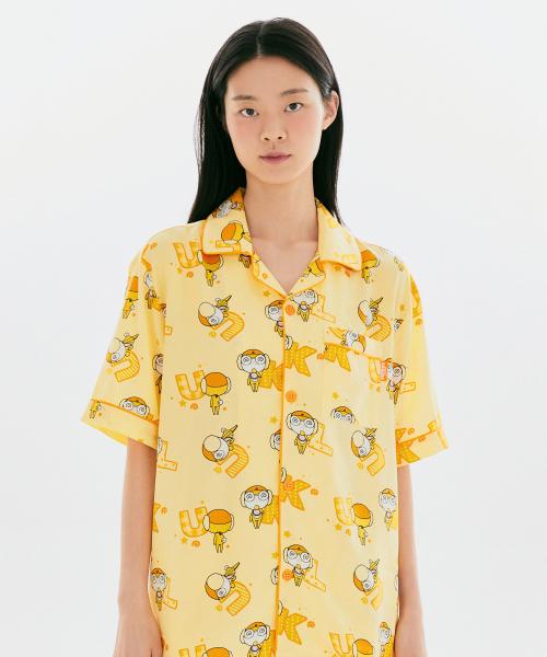 [개구리 중사 케로로] 반팔 파자마(YELLOW)_SPPPG25U17