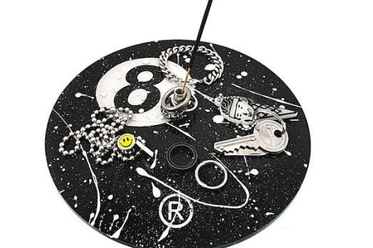 에잇볼 무채색 인센스 다용도 트레이 홀더 미드센추리모던 블랙 인테리어