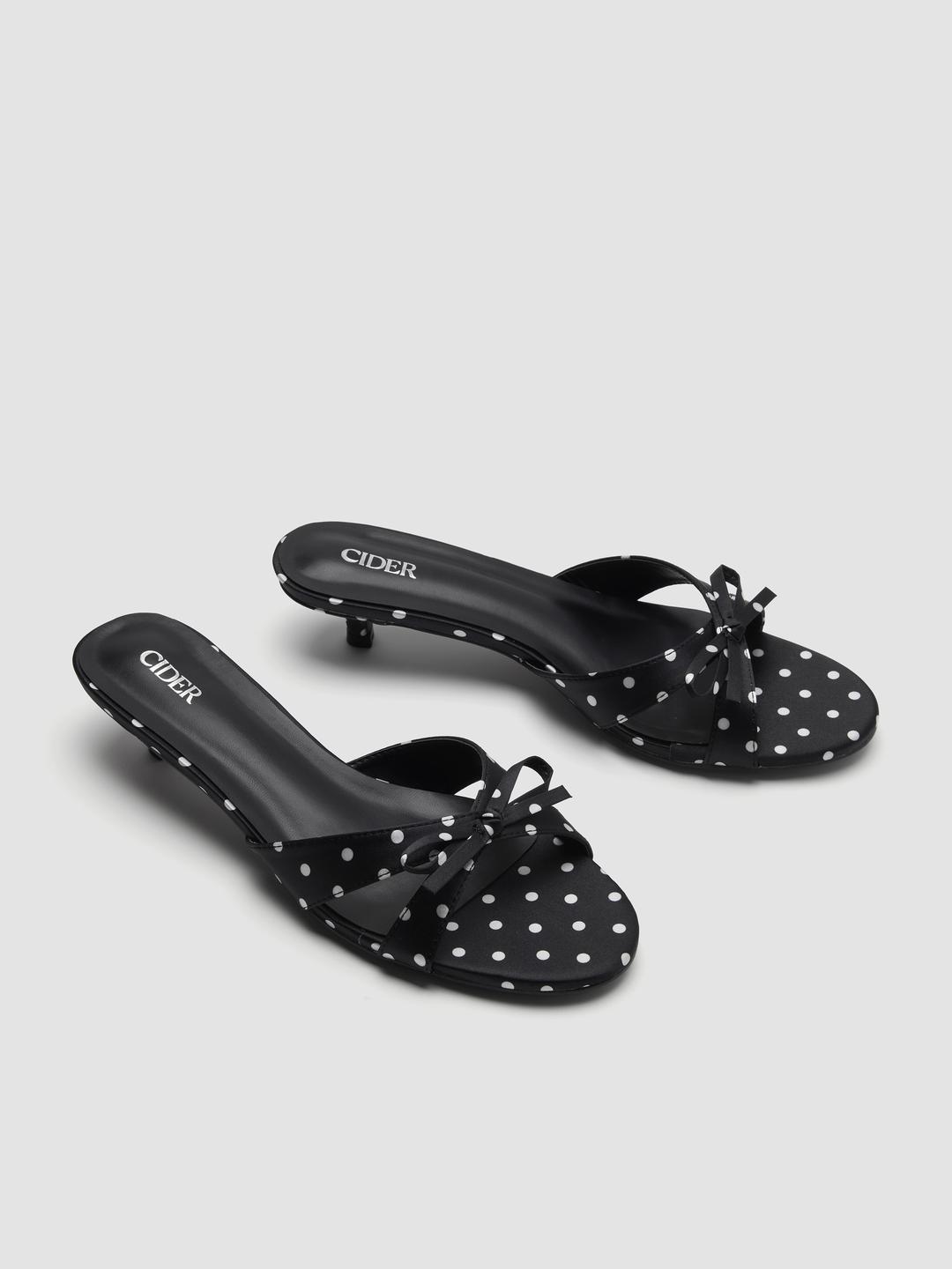 POLKA DOT BOWKNOT SANDALS