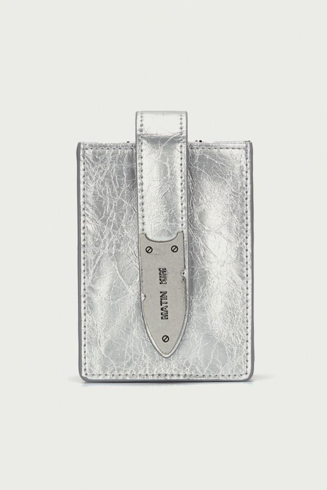 마뗑킴 지갑 MATIN KIM ACCORDION NECKLACE WALLET IN SILVER