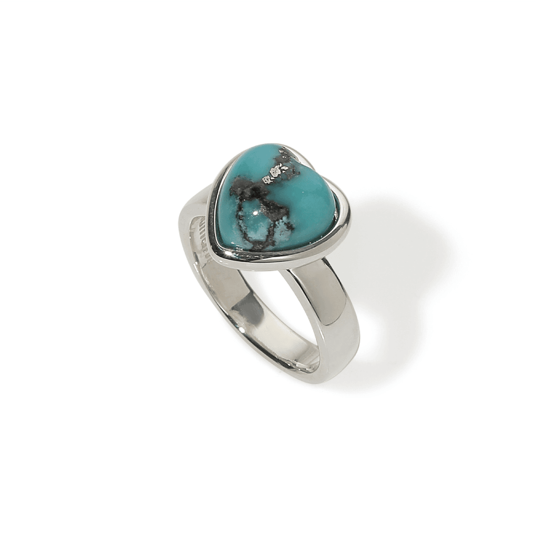 HEART 007 RING (TURQUOISE)