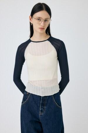 BROAD RIB ラグラントップス