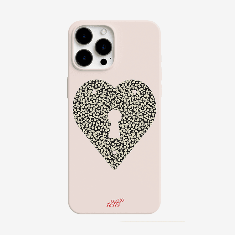 하드케이스 dot heart (pink)