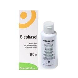 삼일제약 블레파졸100ml +거즈 80매  눈꺼풀세정제 아이리무버 / Blephasol 100ml