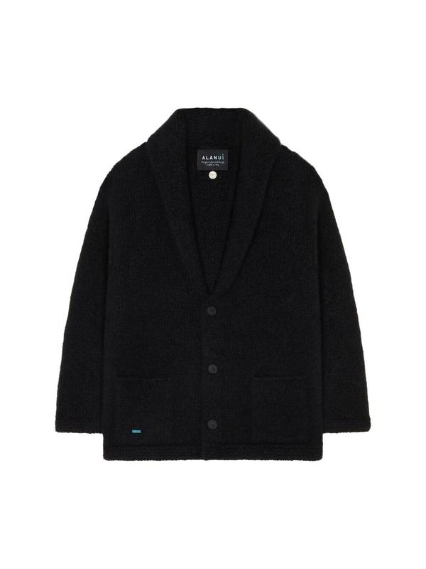 브이넥 캐시미어 실크 가디건