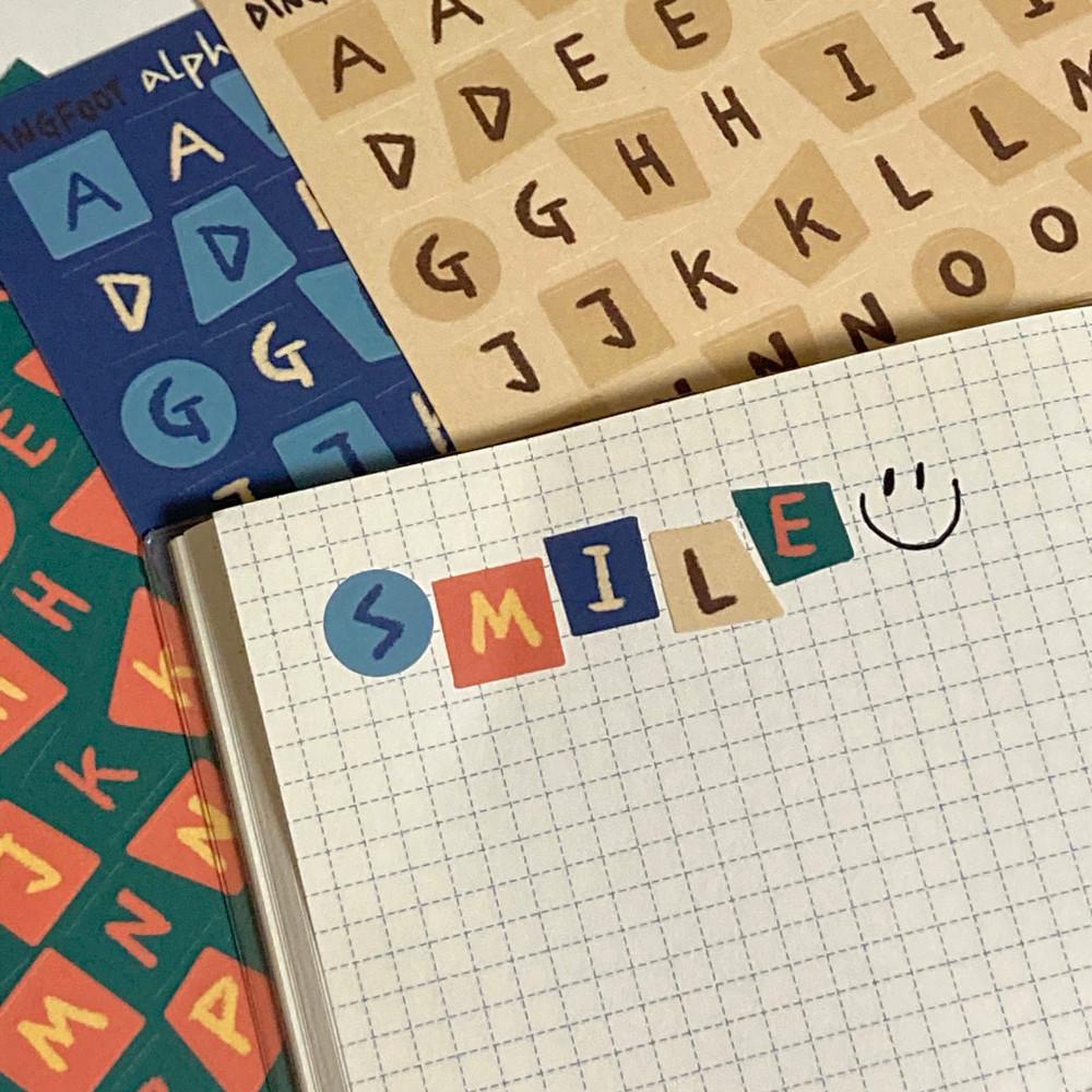 스크랩 알파벳 Sticker