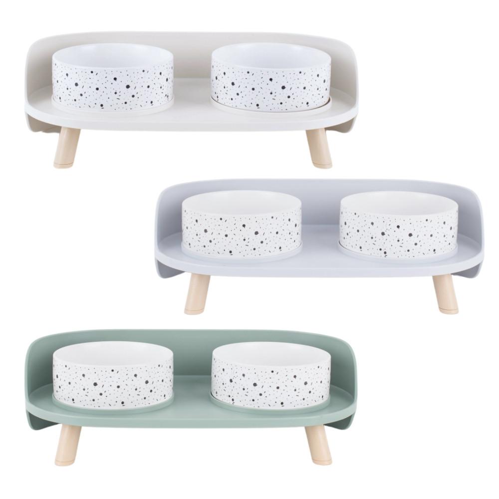 강아지 밥그릇 고양이 수반 애견 식기 물그릇 식탁 개 소형견 중형견 도자기 그릇