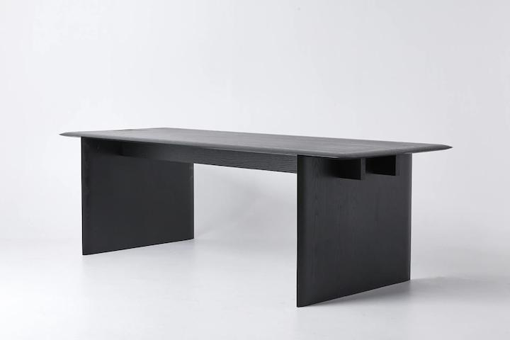 웻지 다이닝 테이블 2 LEG R (3colors) (4size)