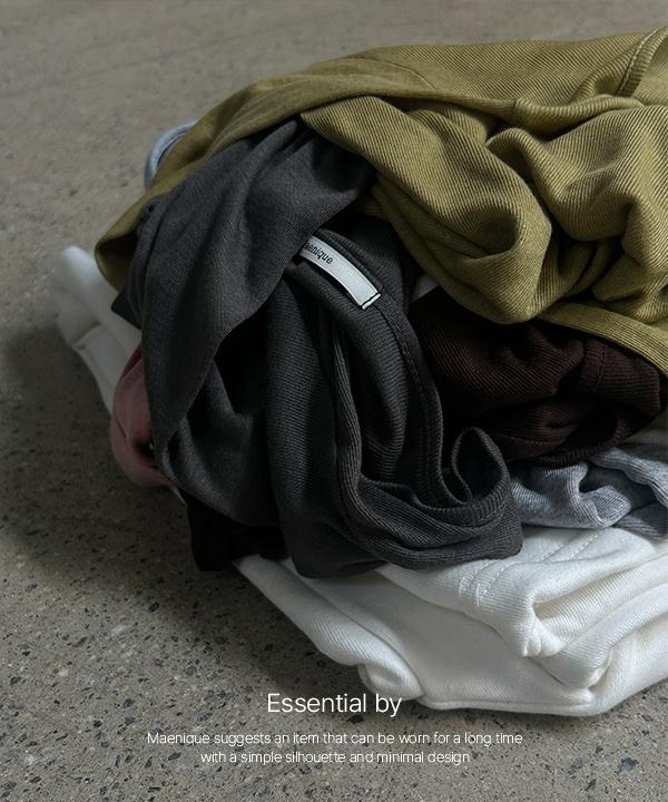 매니크 [🧊여름/Essential] 플로린 베이직 시스루 레이어드 긴소매 티셔츠