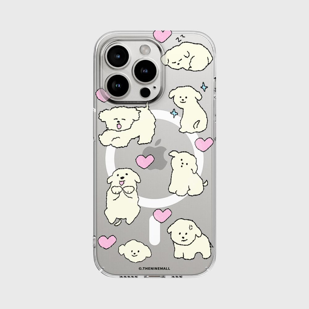 ppokku drawing pattern  [풀커버 하드 맥세이프 폰케이스]