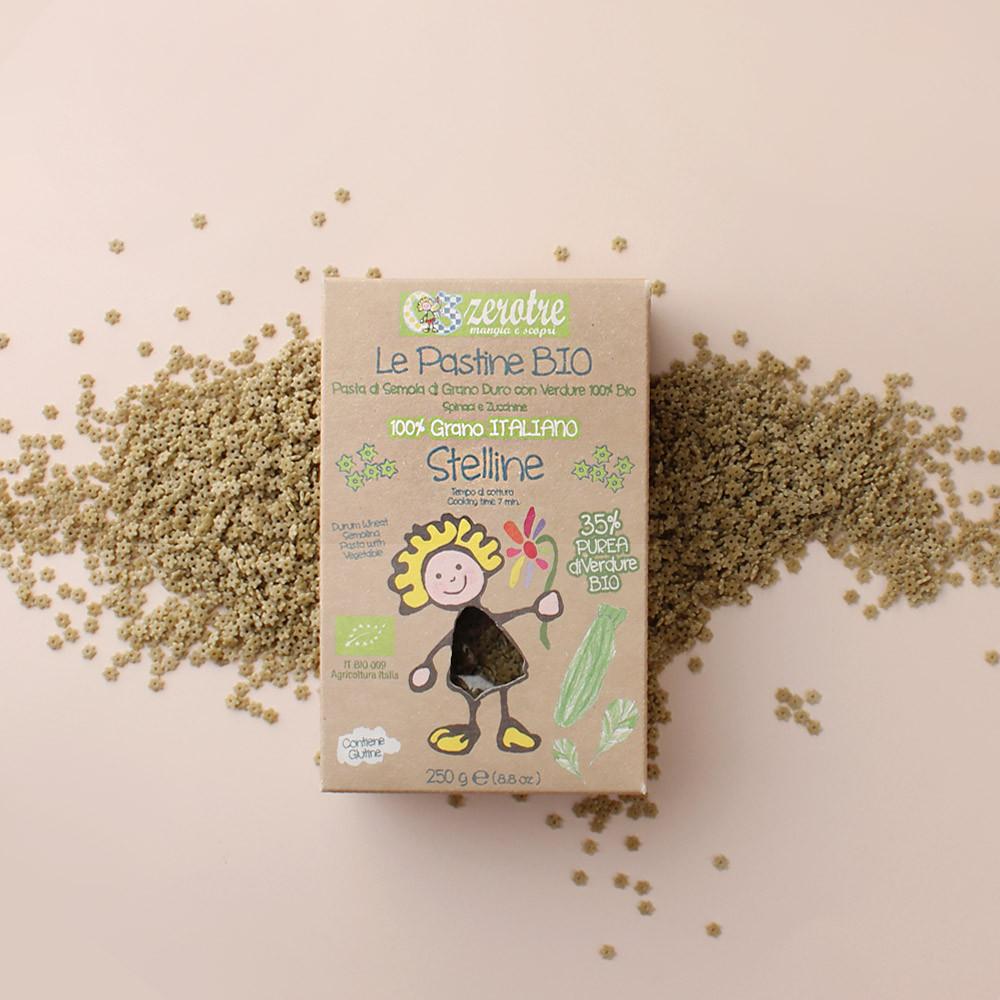 제로트레 유기농 스텔리네 키즈 어린이 파스타 250g [원산지:ITALY]