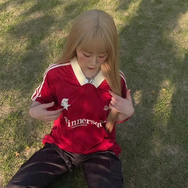 🏁스포티 트랙 스쿼드 반팔 티셔츠(RED)🏁